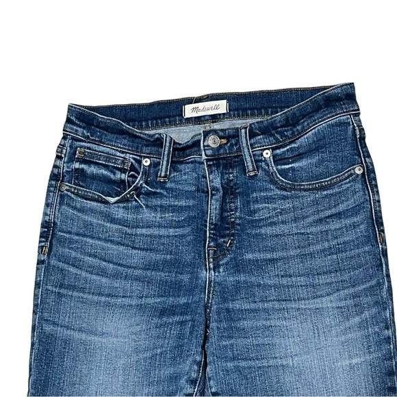 Madewell 9” High Rise Skinny Distressed Jeans Size 29 - Picture 2 of 10